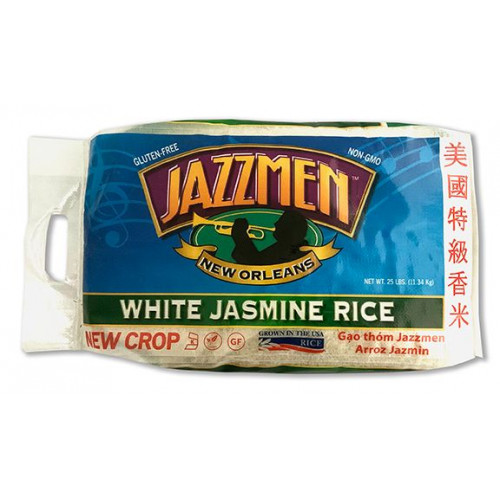 Jazzmen White Rice 25lb-